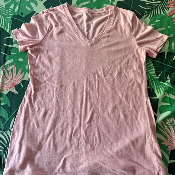 ANA Orange Slub & Pink V-neck 2 Tops Size Small - Picture 5 of 8